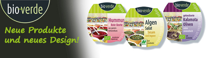 bio-verde - neue Produkte und Design