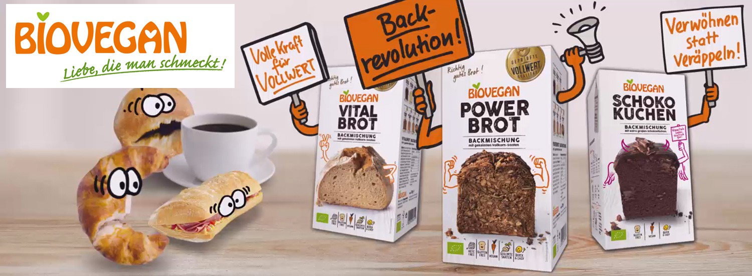 NEU Biovegan Backrevolution "Höchste Zeit für ein neues Lecker!"