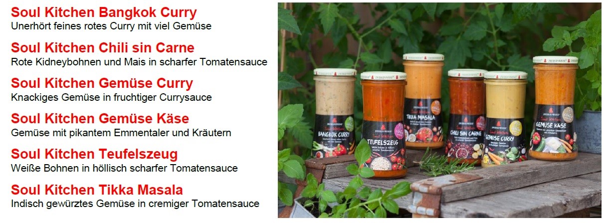 Soul Kitchen Sortiment